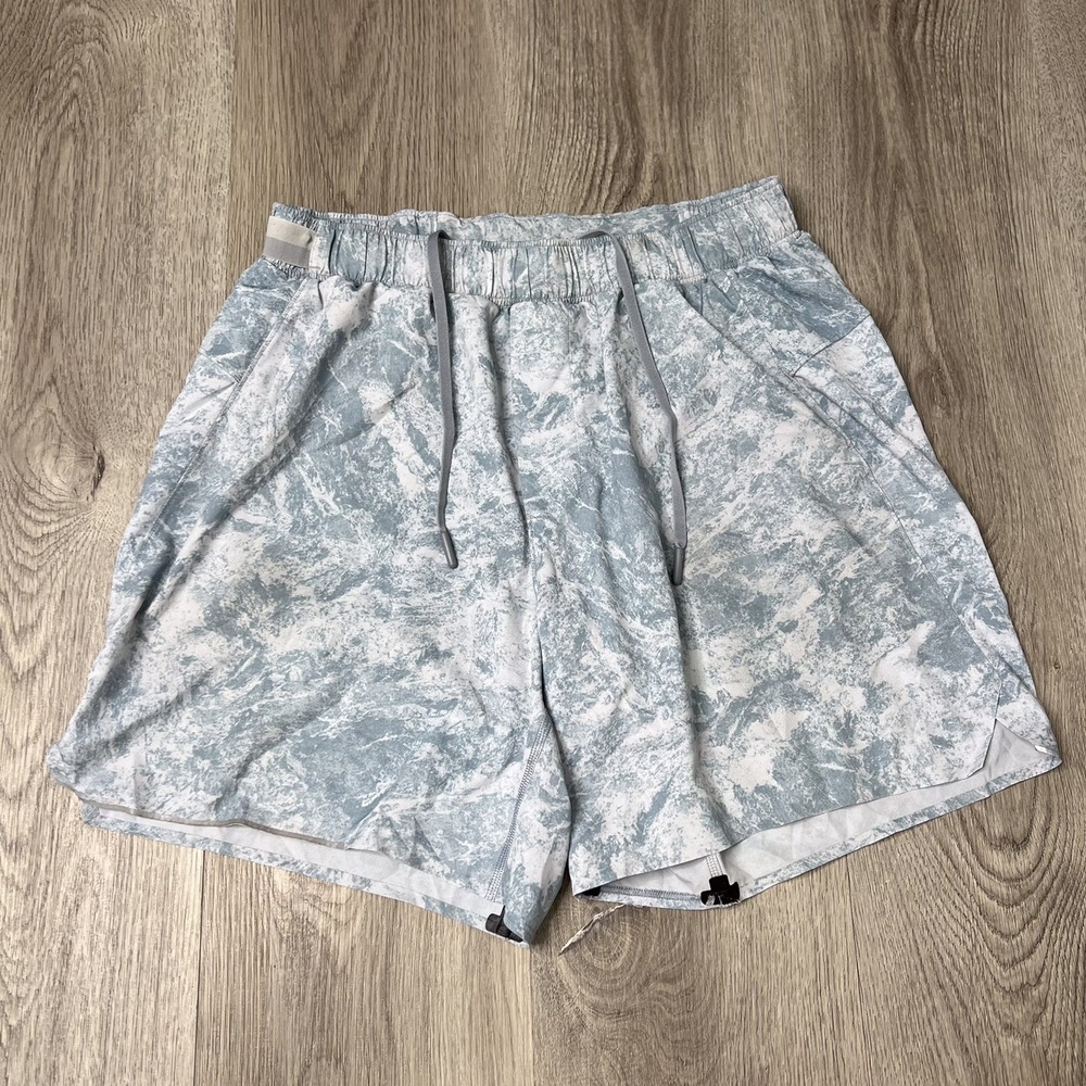 Lululemon Surge Lined Shorts Mens Size Medium Inseam 6" Multicolor